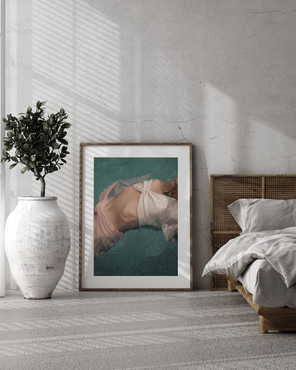 Aqua Romance 01 - Fine Art Print
