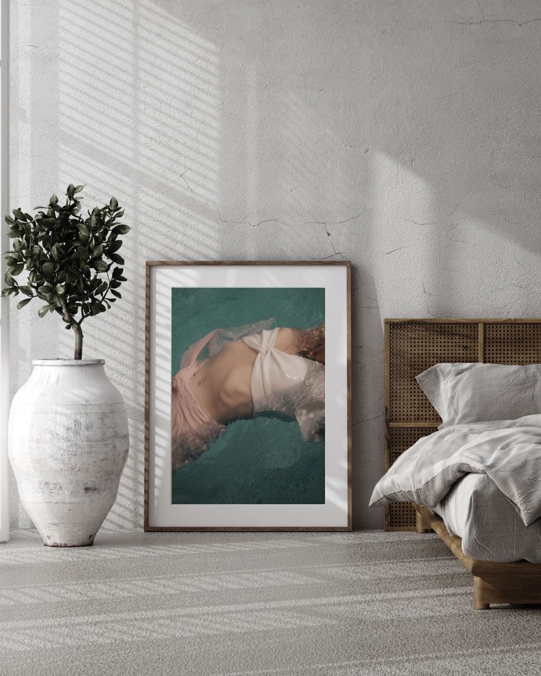 Aqua Romance 01 - Fine Art Print